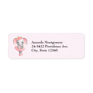 Adorable Ballerina Elephant En Pointe
