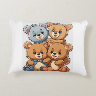 Adorable Bären Akzent Kissen