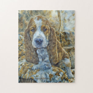 Adorable Basset Hound Puppy