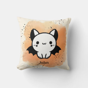 Adorable Bat Buddy - Kawaii Minimalistisches Kinde Kissen