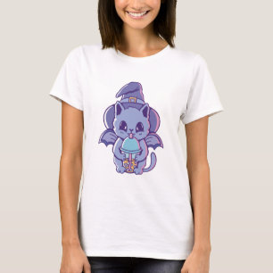 Adorable Bat Hexenkatze T-Shirt