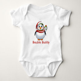 Adorable Bauble Buddy Penguin Weihnachten Baby Strampler