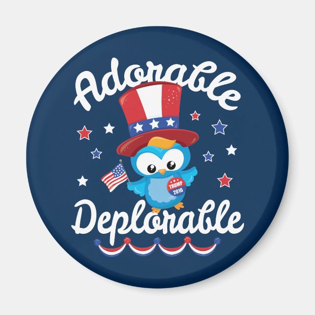 Adorable bedauernswerte Trump 2016 Magnet (Vorne)
