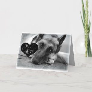 Adorable berger allemand Carte Saint-Valentin