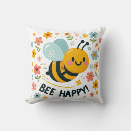 Adorable Biene Happy Pillow Kissen