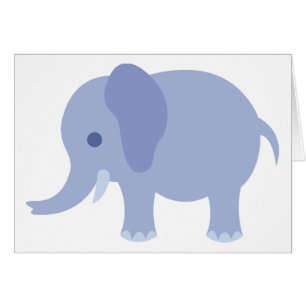 Adorable bleu bébé éléphant