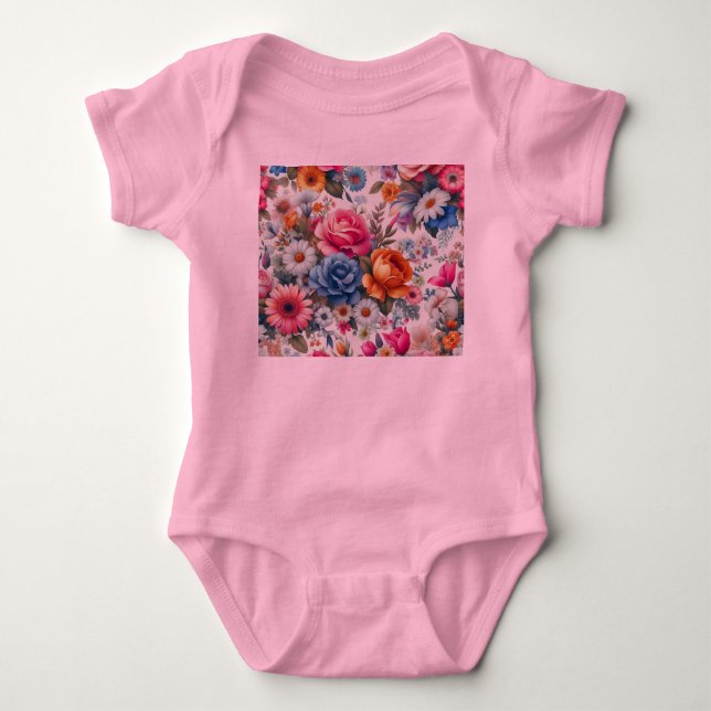 "Adorable Bodysuit - weich, stilvoll und komfortab Baby Strampler (Vorderseite)