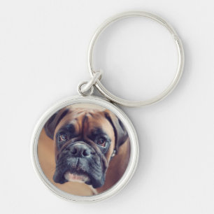 Adorable Boxer-Hund-Schlüsselanhänger Schlüsselanhänger