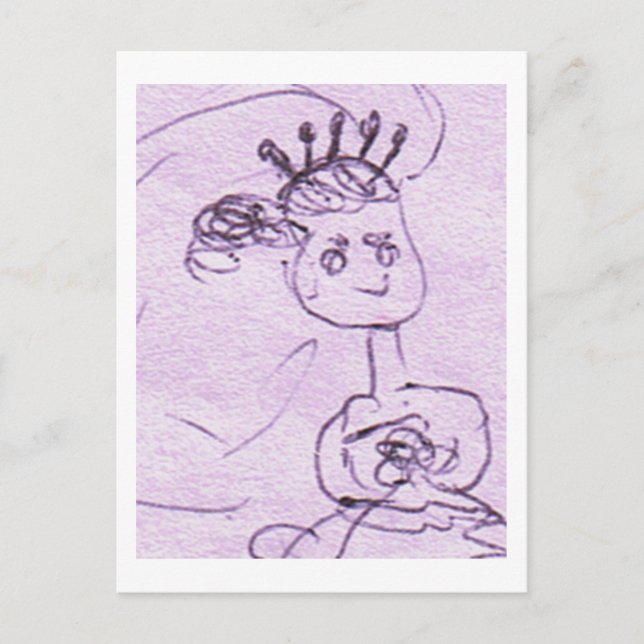 Adorable Bride Postkarte (Vorderseite)