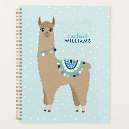 Adorable Brown Alpaca Personalisiert Planer