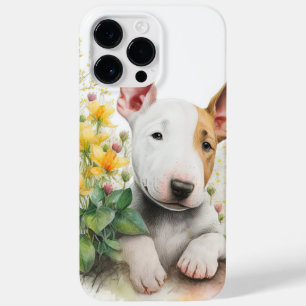 ADORABLE BROWN & WHITE BULL TERRIER PUPPY Case-Mate iPhone 14 PRO MAX HÜLLE