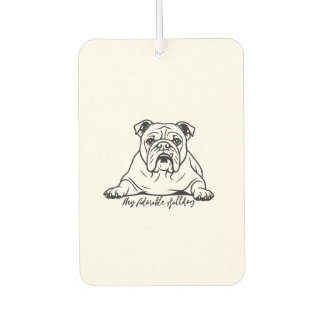 Adorable Bulldog Autolufterfrischer