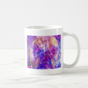 Adorable Bulldog Mixed Media Kaffeetasse
