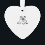 Adorable Bulldog Ornament<br><div class="desc">Adorable Bulldog</div>