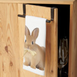 Adorable Bunny Kitchen Towel Geschirrtuch<br><div class="desc">Add a subtle seasonal touch to your home with this Minimalist Bunny Kitchen Towel. Featuring a simple and charming bunny design on a clean background, this towel brings a soft and elegant feel to your kitchen décor during spring and Easter. The minimalist style makes it easy to pair with any...</div>