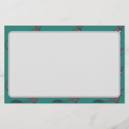 Adorable Bushbabies Illustration Briefpapier