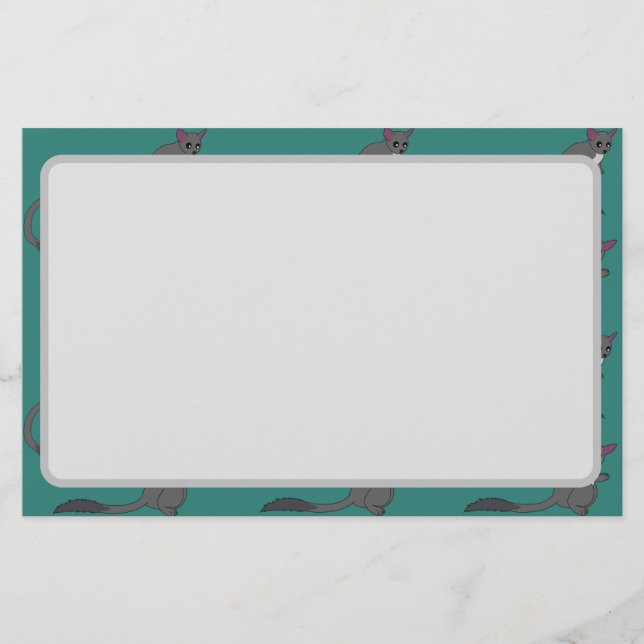 Adorable Bushbabies Illustration Briefpapier (Vorderseite)