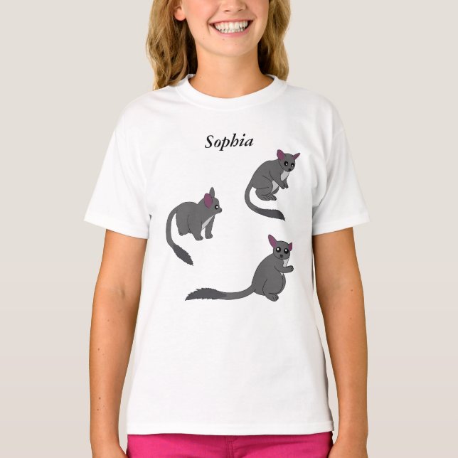 Adorable Bushbabies Illustration  T-Shirt (Vorderseite)