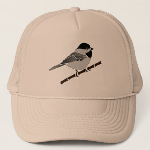 Adorable Carolina Chickadee Cartoon Truckerkappe