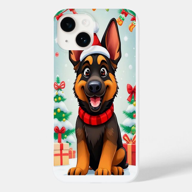 Adorable Cartoon Case-Mate iPhone 14 Hülle (Rückseite)