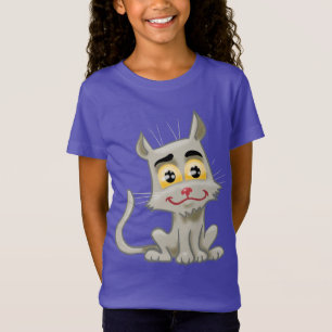 Adorable Cartoon Cat T-Shirt