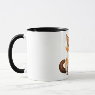 Adorable Cartoon Cat Tasse