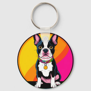 Adorable Cartoon Dog Schlüsselanhänger