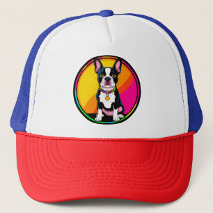Adorable Cartoon Dog Truckerkappe
