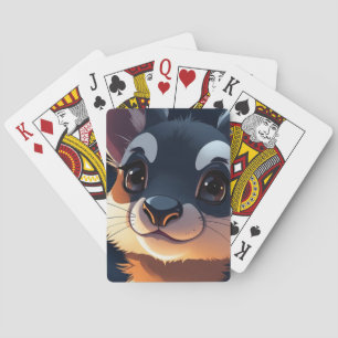 Adorable Cartoon Fox Spielkarten