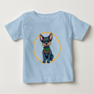 Adorable Cartoon Puppy Baby T-shirt