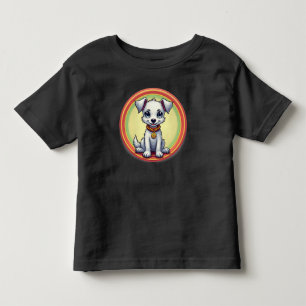 Adorable Cartoon Puppy Kleinkind T-shirt