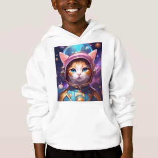 Adorable Cat and octopus Graphic Hoodie