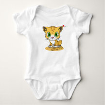 Adorable Cat Baby Bodysuit