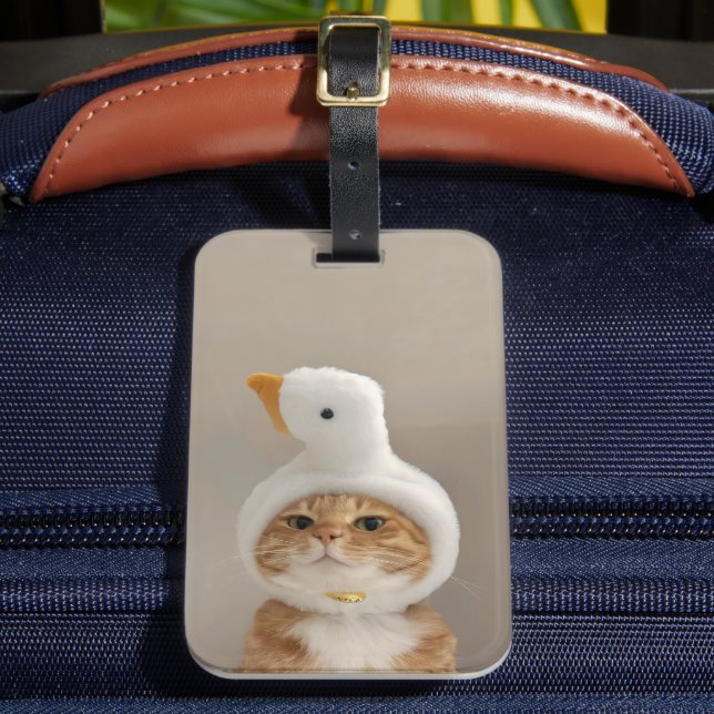 Adorable Cat Gepäckanhänger (Vorderseite Insitu 2)