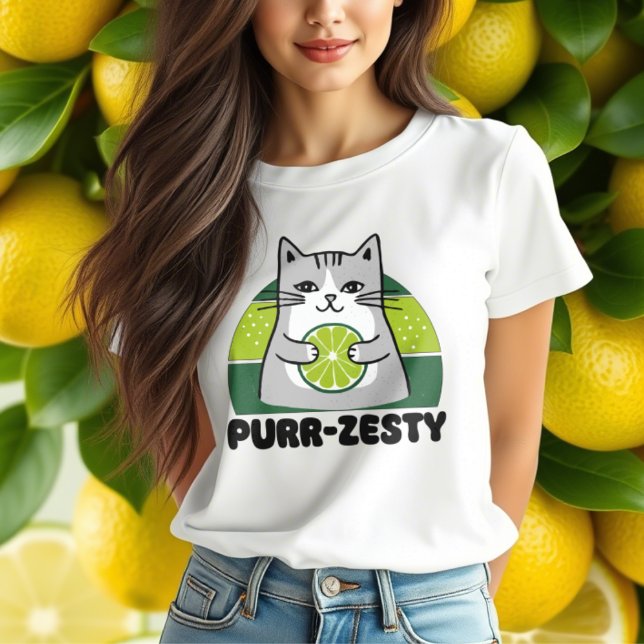 Adorable Cat Holding Limon Tri-Blend Shirt (Von Creator hochgeladen)