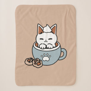 Adorable Cat in Tasse Holiday Design - Katze & Kak Sherpadecke