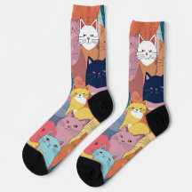 Adorable Cat-Inspiriert Sock Collection für Frauen