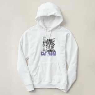 Adorable CAT-MAMA für Frauen Hoodie