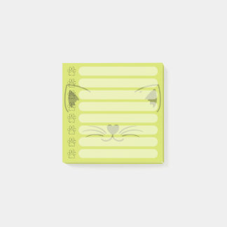 Adorable Cat Personalisiert Post-it-Notizen Post-it Klebezettel