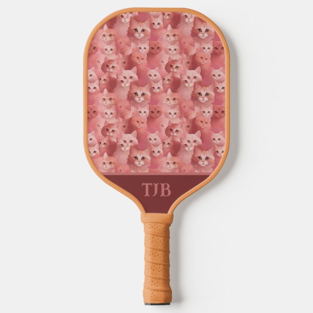 Adorable Cat Pickleball Schläger (Vorderseite)