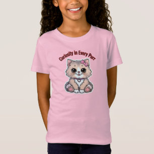 Adorable Cat T - Shirt für Tierfreunde