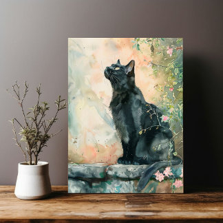 ADORABLE CAT WATERCOLOR ILLUSTRATION ACRYLSCHILD