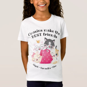 Adorable Cats Cousin machen die besten Freunde zu T-Shirt