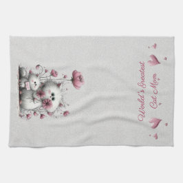 Adorable Cats Meow Kitchen Towel Geschirrtuch