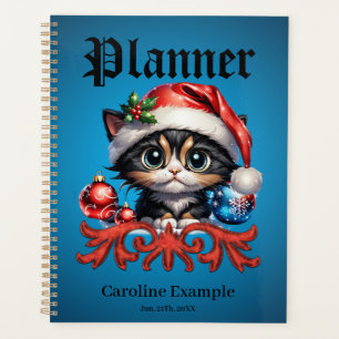 adorable chaton de Noël.