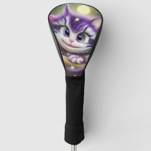 Adorable Cheshire Kitten Golf Headcover (Vorderseite)