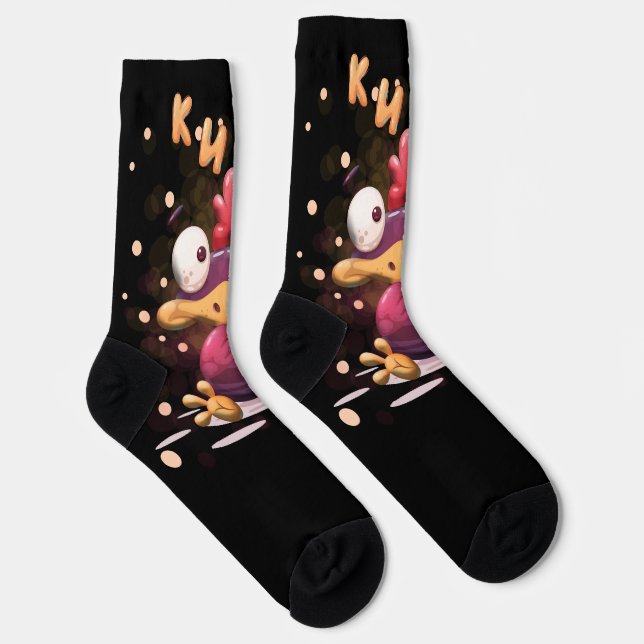 Adorable Chick - Niedlich und charmant Socken (Rechts)