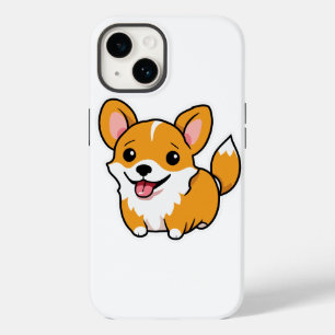 Adorable Chien Brown style coque iphone avec migno