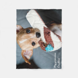 Adorable Chihuahua Fleece Blanket