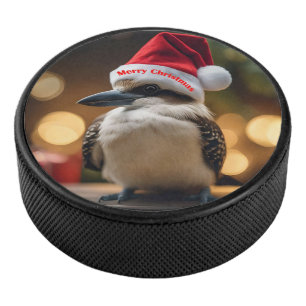 Adorable Christmas Kookaburra, Eishockey Puck